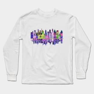 New York Skyline Long Sleeve T-Shirt